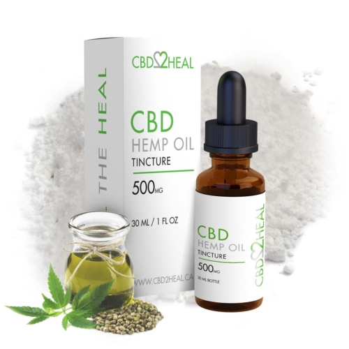 CBD Hemp Oil Tincture 500mg (30 ml Bottle)