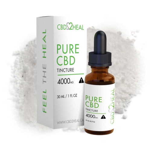 Pure CBD Oil Tincture 4000mg (30 ml Bottle)