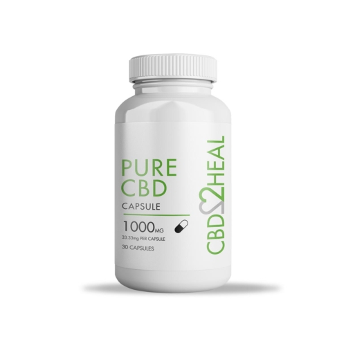 Pure CBD Gel Capsules 1000mg (30 caps)