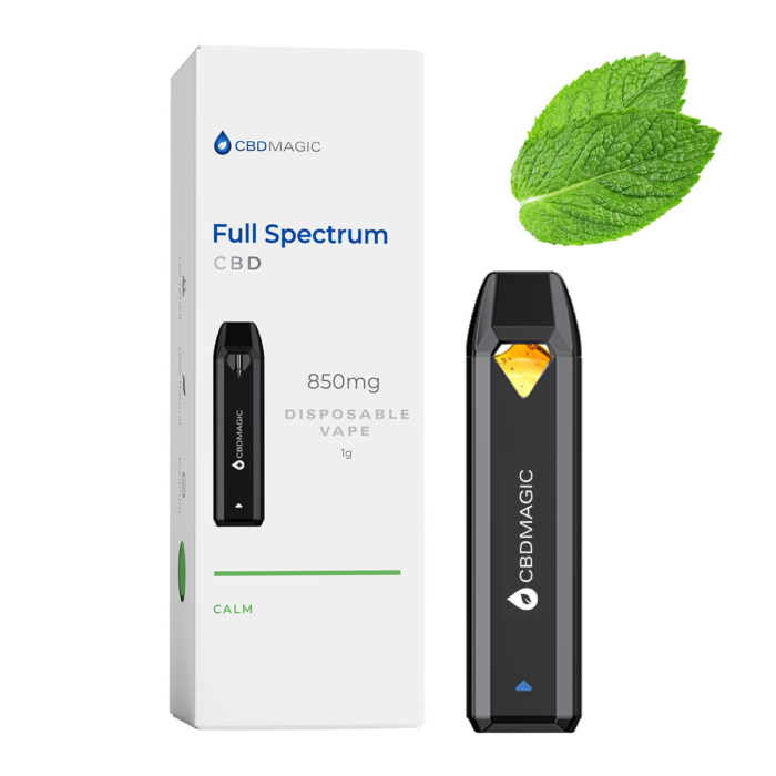 Full Spectrum CBD Vape for Calm 850mg Mint