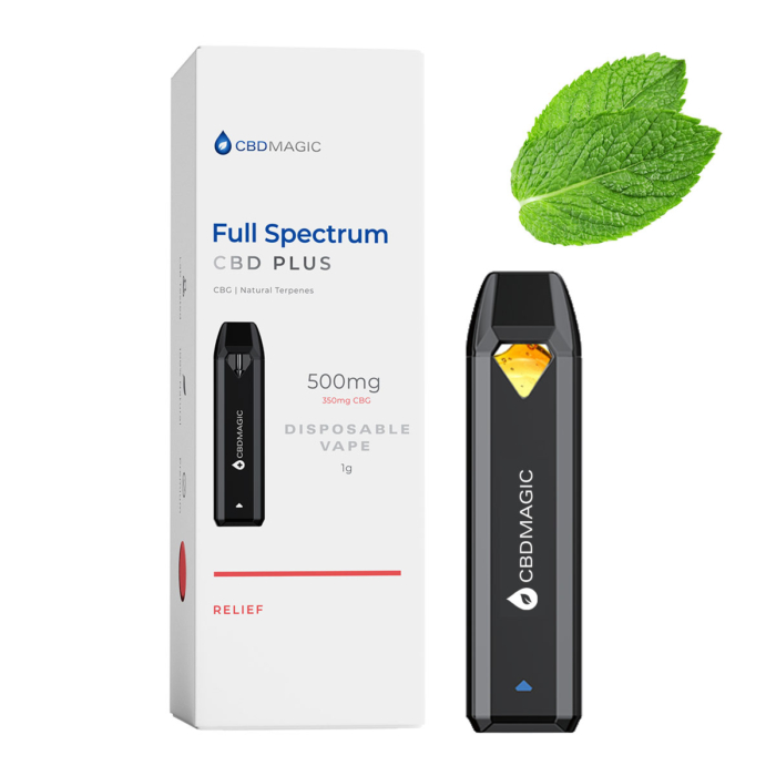 Full Spectrum CBD Vape for Relief 850mg Mint