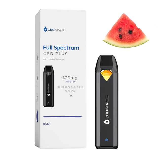 Full Spectrum CBD Vape for Rest 850mg Watermelon