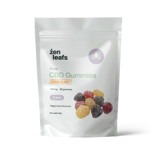 Sour Vegan CBD Gummies 300mg for Calm